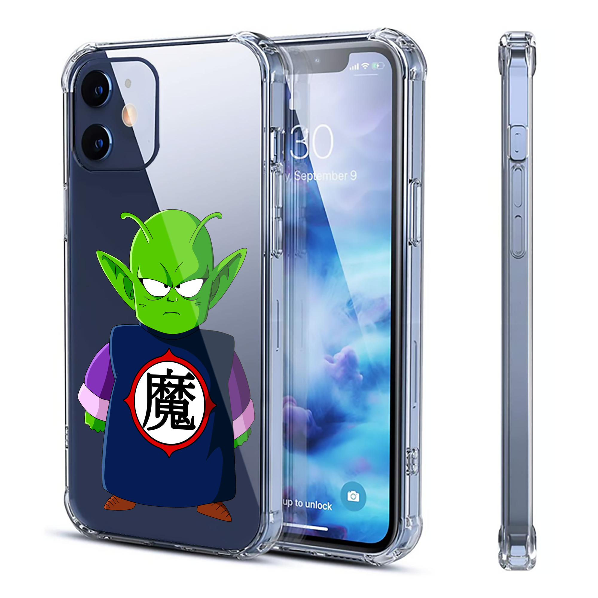 （画像用） ドラゴンボール ピッコロ DRAGON BALL Piccolo 【iPhone 12シリーズ対応】透明スマホケース（クリアソフトケース）